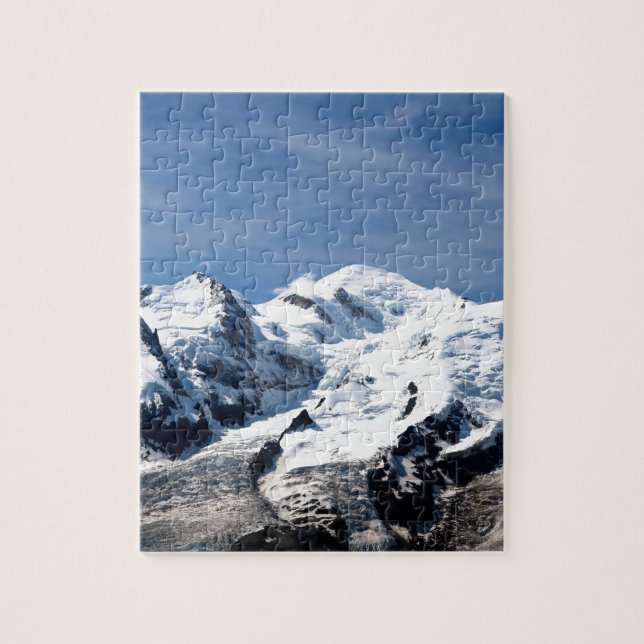 Mont Blanc frankriken Pussel (Vertikal)