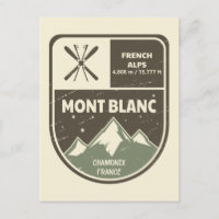 Mont Blanc Fransk Alpernor Chamonix Frankrike