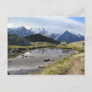 Mont Blanc-massivvykort Vykort