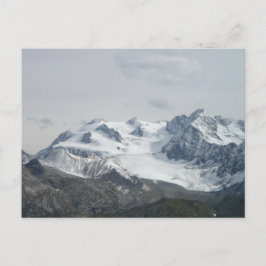 Mont Blanc med sockel snö Vykort