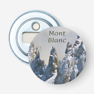 Mont Blanc Monte Bianco White Mountain Alpernas Eu Flasköppnare