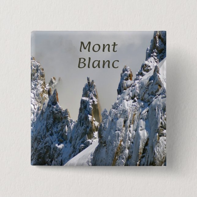Mont Blanc Monte Bianco White Mountain Alpernor Eu Knapp (Framsida)