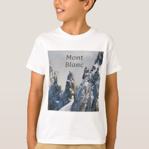 Mont Blanc Monte Bianco White Mountain Alpernor Eu T Shirt