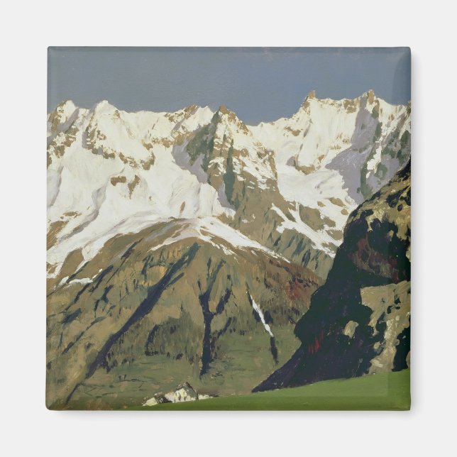 Mont Blanc Mountains, 1897 Magnet (Framsidan)