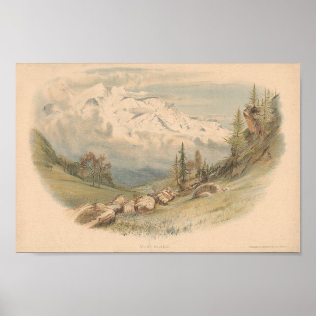 Mont Blanc Poster (Framsidan)