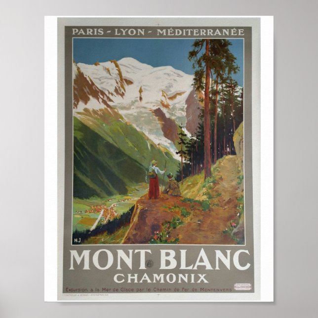 MONT BLANC POSTER (Framsidan)