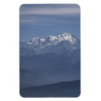 Mont Blanc snötäckta toppvy Magnet