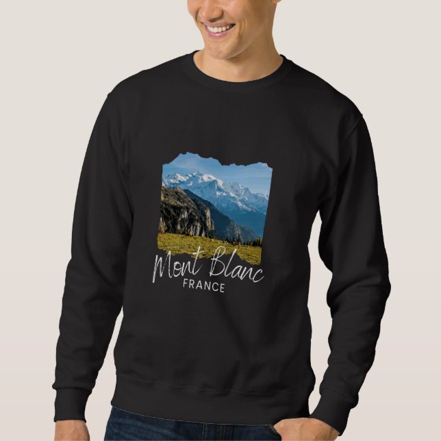 Mont Blanc Souvenir Mont Blanc Lång Ärmad Tröja (Framsida)