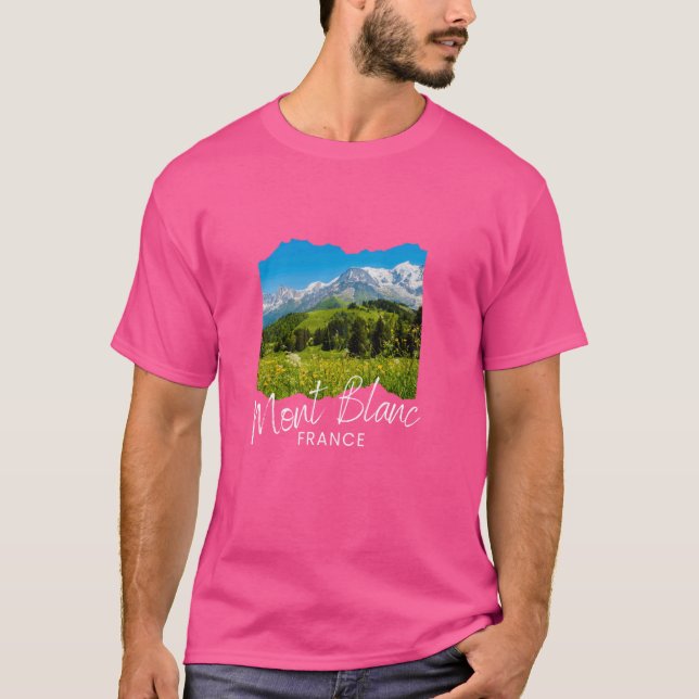 Mont Blanc Souvenir Mont Blanc T Shirt (Framsida)