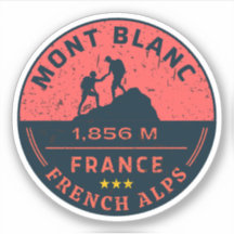 Mont Blanc-vandring fransk äventyr-Monte Bianco