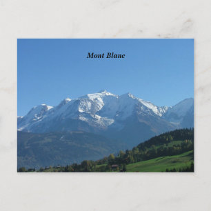 Mont Blanc - Vykort