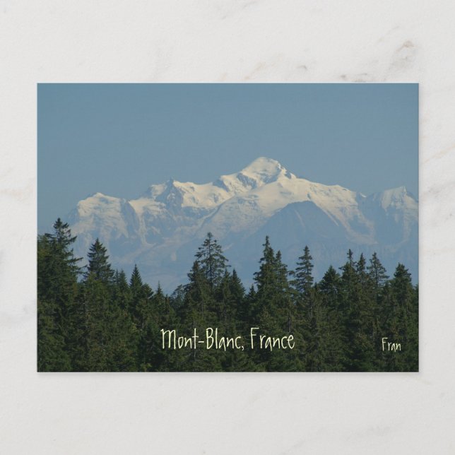 Mont Blanc Vykort (Framsida)