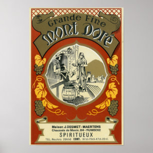 Mont Dore vin LabelEurope Poster
