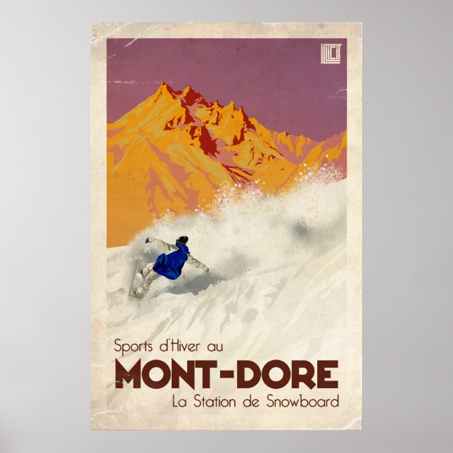 Mont Dore - Vintage, effekt Poster (Framsidan)