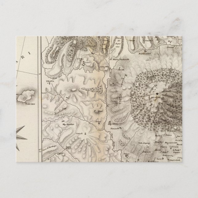 Mont Gibel, Etna Vykort (Framsida)