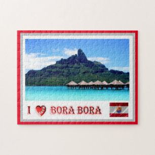 Mont Otemanu - Bora Bora - Fransk Polynesien - Pussel
