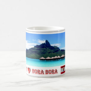 Mont Otemanu - Bora Bora - Franska Polynesien - Kaffemugg