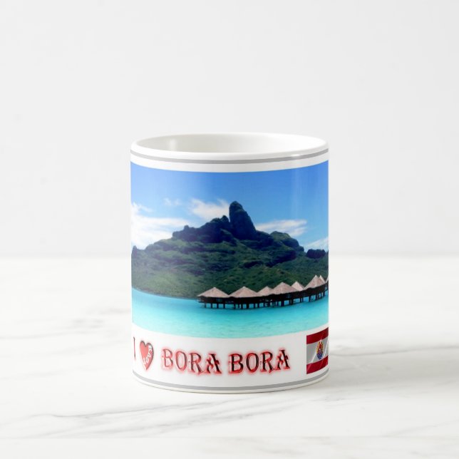 Mont Otemanu - Bora Bora - Franska Polynesien - Kaffemugg (Center)