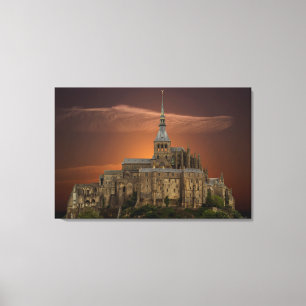 Mont-Saint-Michel Canvastryck
