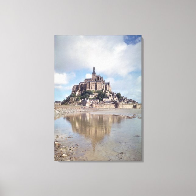 Mont Saint-Michel Canvastryck (Framsida)