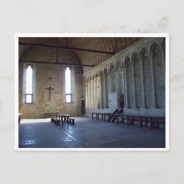 Mont Saint Michel Cathedral Vykort (Framsida)