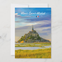 Mont-Saint-Michel, Frankrike - Medeltida kloster Inbjudningar