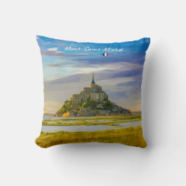 Mont-Saint-Michel, Frankrike - Medeltida kloster Kudde