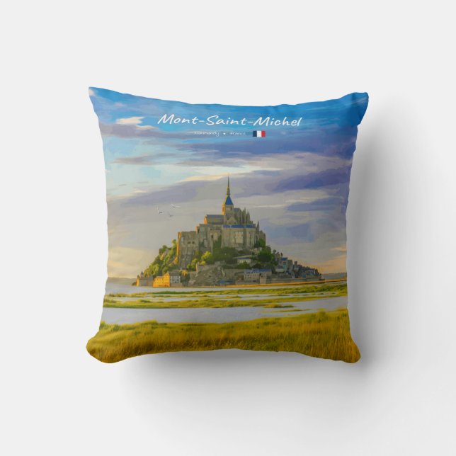 Mont-Saint-Michel, Frankrike - Medeltida kloster Kudde (Framsida)