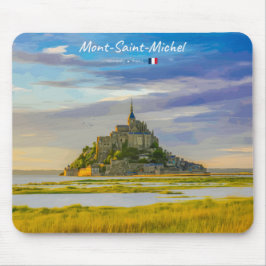 Mont-Saint-Michel, Frankrike - Medeltida kloster Musmatta