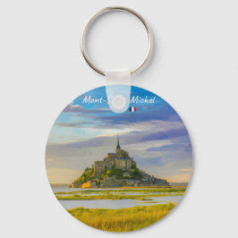Mont-Saint-Michel, Frankrike - Medeltida kloster Nyckelring