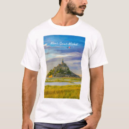 Mont-Saint-Michel, Frankrike - Medeltida kloster T Shirt