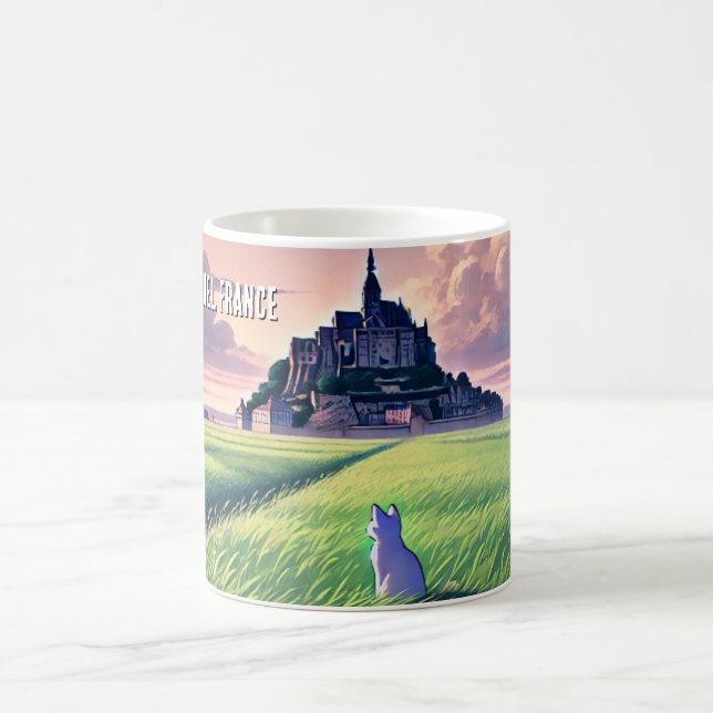 Mont Saint-Michel Frankrike Travel Kaffemugg (Center)