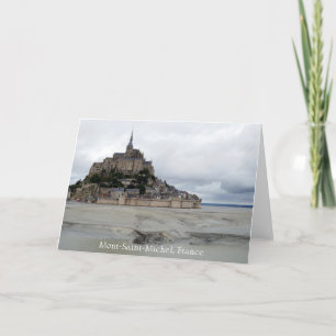 Mont-Saint-Michel Low Tide, Normandie, Frankrike - Kort