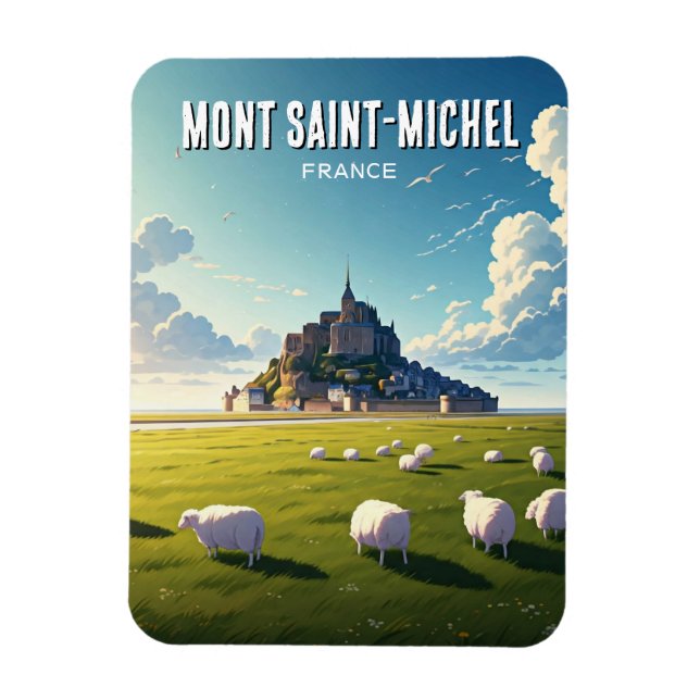 Mont Saint-Michel Magnet (Vertikal)