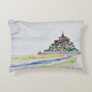 Mont Saint-Michel, Normandie, Frankrike Prydnadskudde