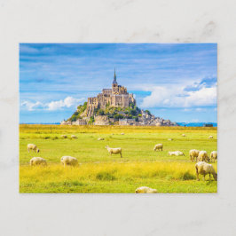 Mont-Saint-Michel, Normandie, Frankrike Vykort