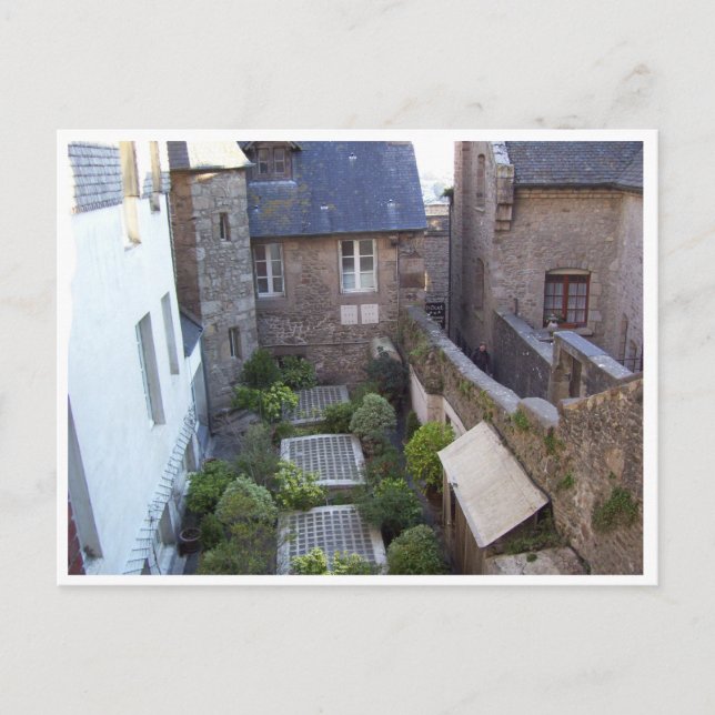 Mont Saint Michel, Normandie, Frankrike Vykort (Framsida)