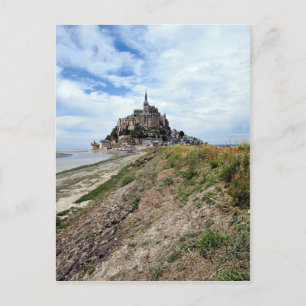 Mont-Saint-Michel, Normandie, Frankrike Vykort
