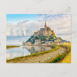 Mont-Saint-Michel, Normandie, Frankrike Vykort