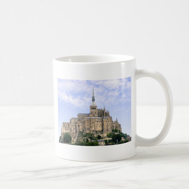 Mont Saint Michel Normany Frankrike Island Abbey Kaffemugg (Höger)