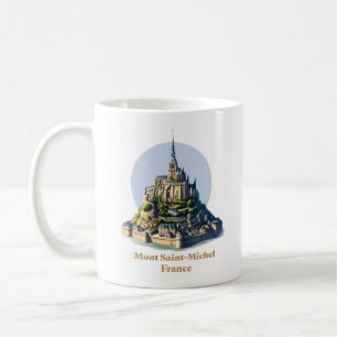 Mont Saint-Michel Normany Frankrike Kaffemugg