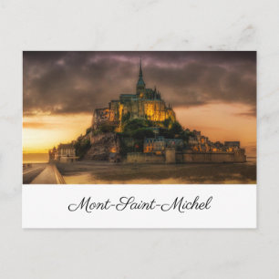 Mont-Saint-Michel-peinture Vykort