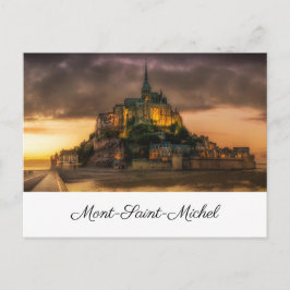 Mont-Saint-Michel-peinture Vykort