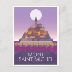 Mont Saint-Michel Postcard Vykort