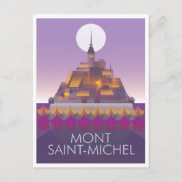 Mont Saint-Michel Postcard Vykort