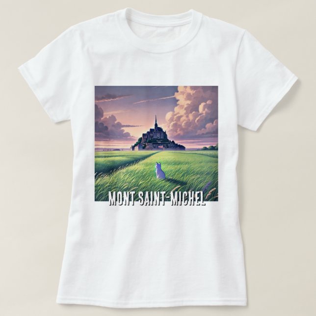 Mont Saint-Michel T-Shirt (Design framsida)