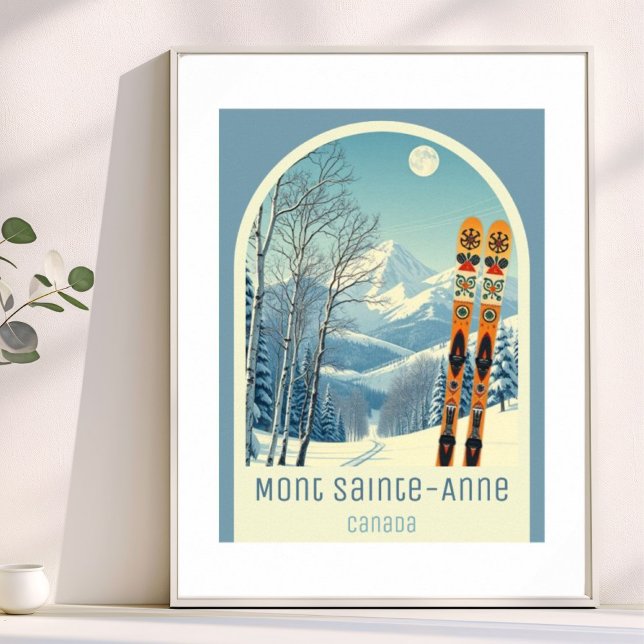 Mont Sainte-Anne Canada ski resort  Poster (Skapare uppladdad)