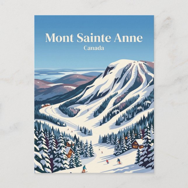 Mont Sainte Anne Kanada Vykort (Framsida)