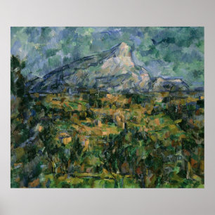 Mont Sainte-Victoire, 1904-05 Poster