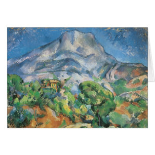 Mont Sainte Victoire Above Tholonet, Paul Cezanne Hälsningskort